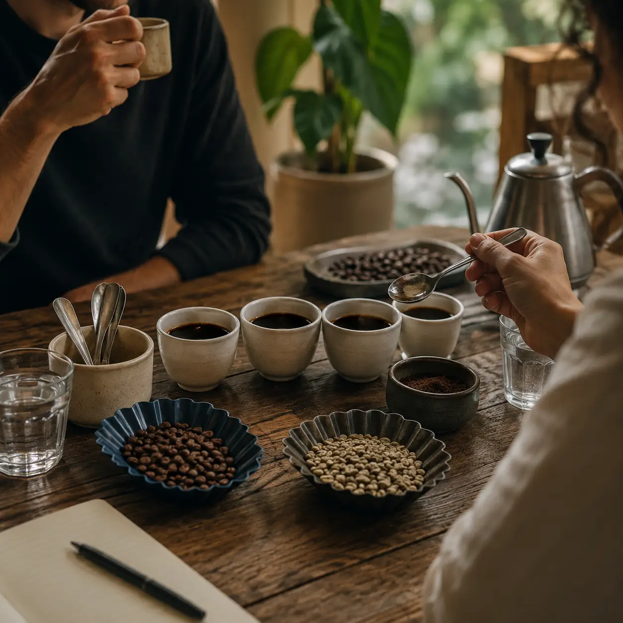 degustando-cafe